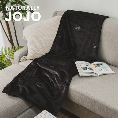 法蘭絨毯/毛毯 NATURALLY JOJO【黑色】150×200cm 絲薇諾