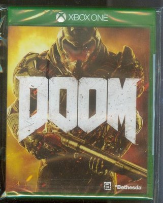全新XBOX ONE 原版片 中文版 毀滅戰士 DOOM