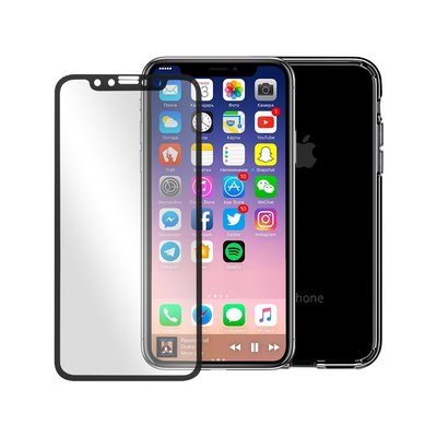 【買一送一】iPhone X 3D曲面滿版玻璃貼 3D曲面滿版 玻璃貼 9H鋼化玻璃貼 鋼化玻璃貼 保護貼
