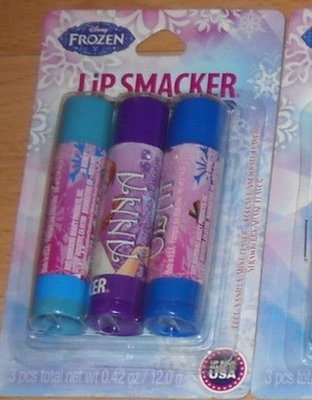 Lip Smacker [ 迪士尼冰雪奇緣護唇膏 ] Disney Frozen - 三支組拆售 ~ 全新品