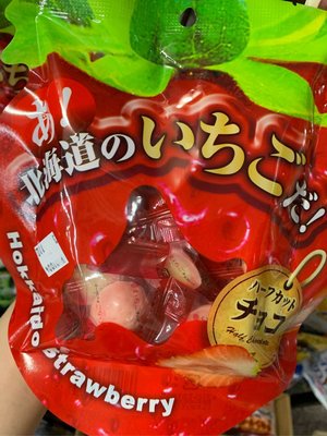 愛買JAPAN❤日本北海道草莓半切巧克力 65g 現貨