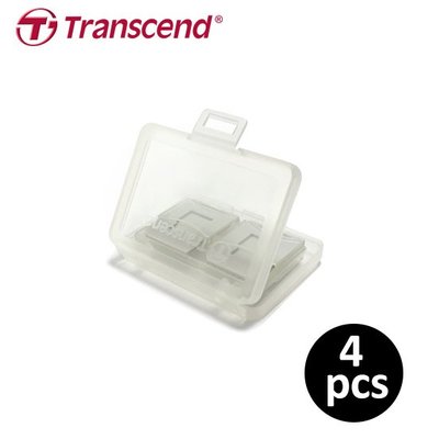 [公司貨] 創見 Transcend 多功能記憶卡收納盒 4片裝 記憶卡保存盒 (TS-SDBOX-4P)