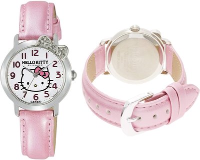 日本正版 CITIZEN 星辰 Q&amp;Q 0001N001 Hello Kitty 凱蒂貓 手錶 日本製 日本代購
