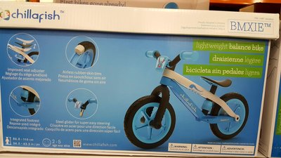 CHILLAFISH 12吋兒童平衡訓練滑步車 適用年齡:2~5歲兒童-吉兒好市多COSTCO代購