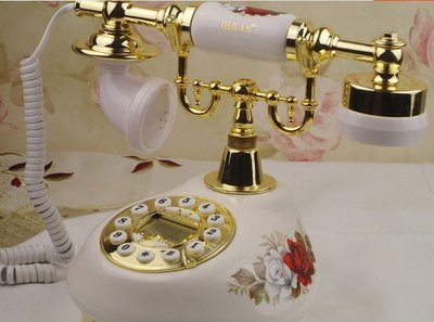 INPHIC-仿舊電話機/陶瓷電話機/歐式電話機田園電話機