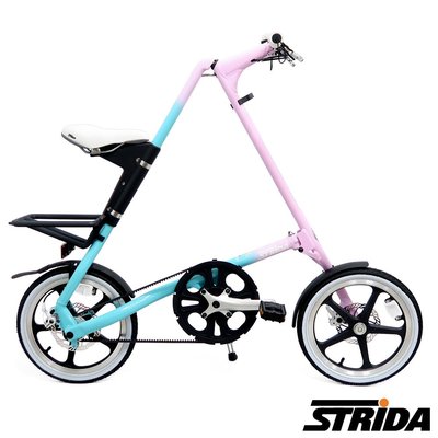 小哲居 2022 STRIDA 速立達 LT 全車架EN管材 16吋輪 2個顏色 紫青藍色 6大升級 三角形單車