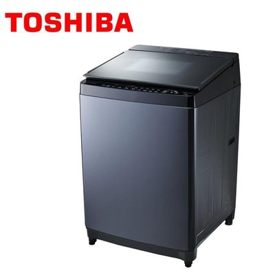 【TOSHIBA東芝】勁流双飛輪超變頻13公斤洗衣機-科技黑(AW-DG13WAG)