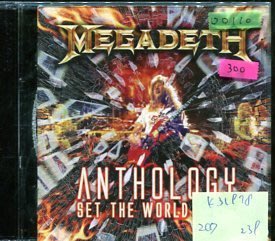*愛樂二館* MEGADETH / ANTHOLOGY SET THE WORLD AFIRE 2CD 二手 D0110