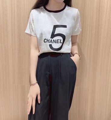 Chanel 香奈兒 經典No.5短袖T恤 華而低調 舒服好穿 百搭