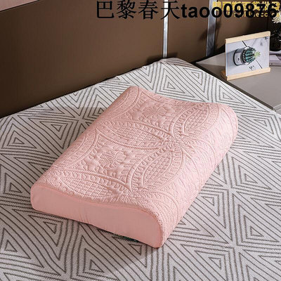 MX56乳膠枕套防止枕芯發黃記憶枕頭套60x40成人50X30防水枕巾