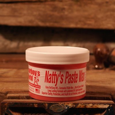 美國Poorboy's波仔世界紅棕櫚蠟Natty's Paste Wax RED彩色車專用時光裡雜貨鋪