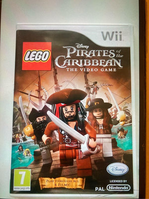 Wii 英國原版遊戲片Lego加勒比海海盜