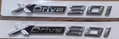 台中bbcar BMW x系列休旅車 前車門下標誌斜字 X DRIVE 30 i X DRIVE 20 i 1組2片