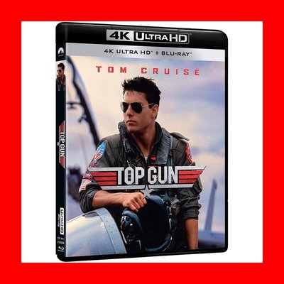 【4K UHD】捍衛戰士UHD+BD雙碟限定版(台灣繁中字幕)Top Gun不可能的任務 雨人湯姆克魯斯