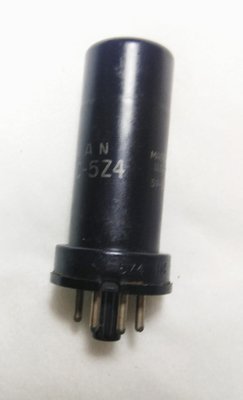 軍規金屬美製 RCA 5Z4 雙二極全波整流管