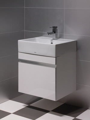 《振勝網》Crins 柯林斯+TOTO衛浴 L710CGUR + TO-710W 49cm 檯面盆 浴櫃組 不含龍頭