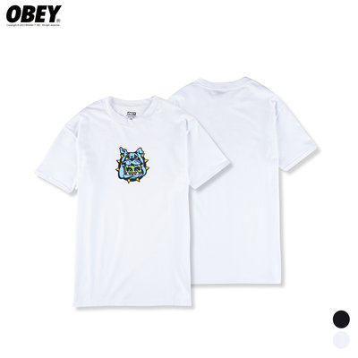 【Brand T】OBEY BULLDOG TEE 鬥牛犬 狗頭 臉譜 LOGO 短袖 短T T恤 2色