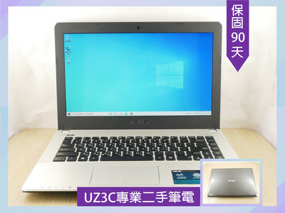 U32 UZ3C二手筆電 ASUS X450J i5四代四核3.4G/2G獨顯/8G/固態240G/14吋 薄型 新電池