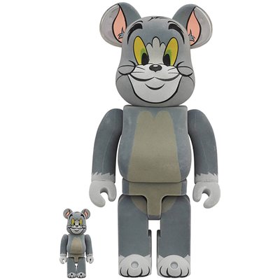 預購【空運正品】 BE@RBRICK Tom &amp; Jerry 湯姆貓與傑利鼠 Tom 湯姆 400%+100%