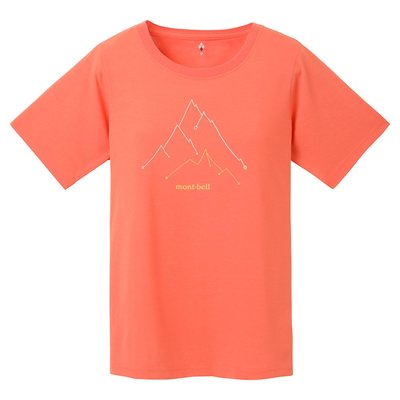 【mont-bell】1114535 COPK 珊瑚粉 Wickron【女款】短袖排汗衣 PEAK 頂峰 排汗T恤機能衣
