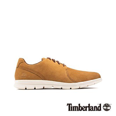 Timberland 男款淺褐色絨面革休閒牛津鞋 A1XGB228 全新未落地 US8/26cm