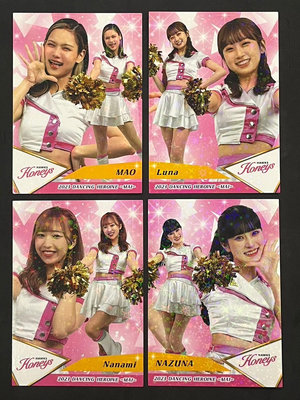 2023 BBM Dancing Heroine 日本職棒啦啦隊 軟銀鷹隊 亮面版平行卡 4張一起賣
