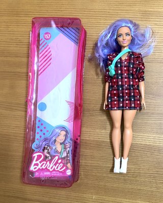 芭比娃娃 Barbie #GRB49  創意時尚系列 時尚達人 #157 紫髮芭比