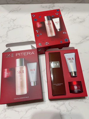 台中大遠百購入 SK-II PITERA™ 新客入門緊緻嫩肌套裝組(青春露75ml+活膚霜15g+潔面乳20g)