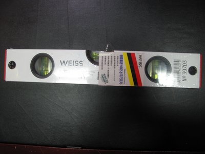 德國製造 WEISS  密封式精密水平尺 (三氣泡) 20吋/500mm  無磁 (與SOLA同等級)