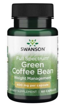 【 Swanson 】Green Coffee Bean 綠咖啡 400mg 60顆