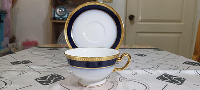 大倉陶園 OKURA 琉璃金蝕 骨瓷花茶 咖啡杯盤組 日製8成新 則武 香蘭社 narumi