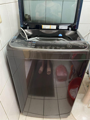 LG 13公斤‘’WiFi蒸氣變頻‘’直立式洗衣機 極光黑WT-SD139HBG