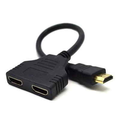 【熱賣精選】HDMI分配器一進二出一分二HDMI1分2高清線HDMI分線器hdmi轉接頭