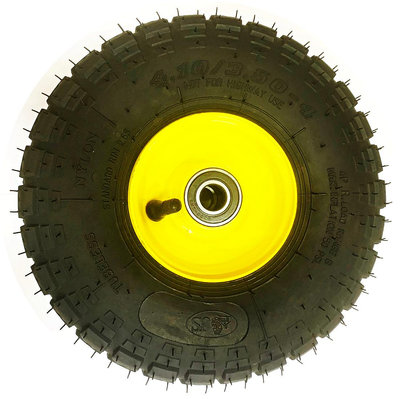 台灣製造  10吋 無內胎風輪可打氣輪胎 彈力輪 推車輪 輪子 腳輪 工具車輪 風輪 附培林 輪胎