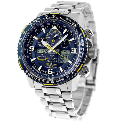 預購 CITIZEN JY8078-52L 星辰錶 45mm PROMASTER 光動能 電波 液晶 海軍藍面盤  男錶
