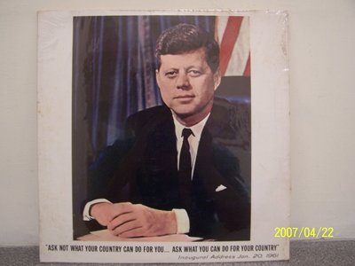 【LP名盤】160.約翰甘迺迪演記專輯－國會演說,古巴危機,總統大選辯論演說精華,2LP