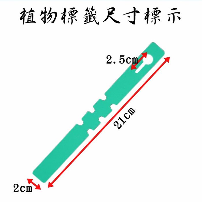 【珍愛頌】N074 防水三段式環套標籤 100片 植物標籤 花卉標籤 植物名牌 蘭花標籤 苗木標籤 標示牌 記號牌 花牌