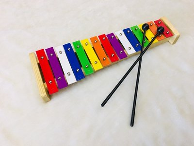 【老羊樂器店】15音 彩色 鐵琴 奧福樂器 兒童樂器 ORFF