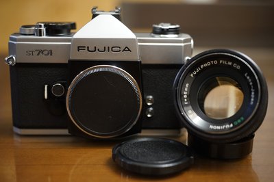 【售】品項很漂亮的Fujica 次機皇 ST701 M42相機 + EBC 鍍膜 55mm F1.8 大光圈人像鏡