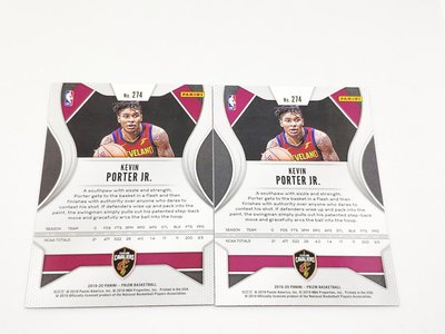 19-20 Panini Prizm Kevin Porter Jr Rookie 兩張合售| Yahoo奇摩拍賣