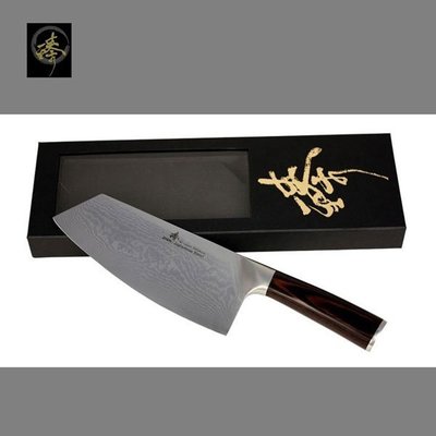 【臻】料理刀具 大馬士革鋼系列 中式菜刀-肉桂刀  DLC828-4M