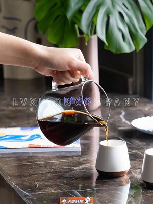 【熱賣精選】咖啡器具FELLOW Mighty咖啡分享壺 手沖咖啡單層高硼硅玻璃壺濾杯下壺家用