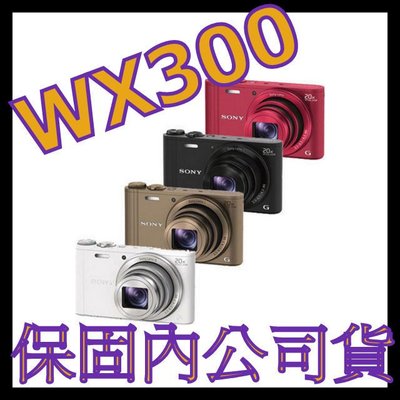 《保固內公司貨》 SONY WX300 數位相機 非WX100 WX30 TX30 ZS30 TS20 RX200