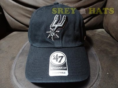 [SREY帽屋]預購＊47 Brand CLEAN UP NBA 聖安東尼奧馬刺 經典LOGO 美國純正 棒球帽 老帽
