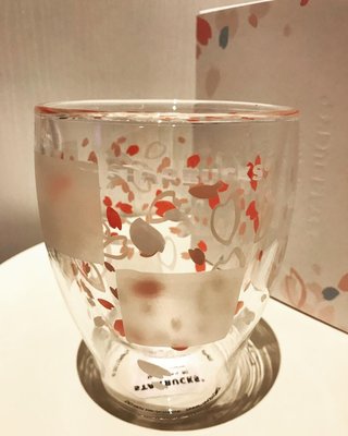 星巴克 2018 櫻花杯 雙層玻璃杯