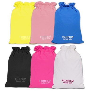 《WL數碼達人》FUJIFILM mini 原廠 拍立得專用 束口袋 相機袋 適用 mini 7s、8、25、50s ~湖水藍