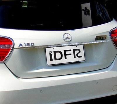 IDFR ODE 汽車精品 M-BENZ A W176 12-UP 鍍鉻後箱飾條