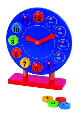 【劍聲幼教拍賣】【學習時鐘組】兒童玩具、教具、幼稚園、托兒所 、數學、英文、時間