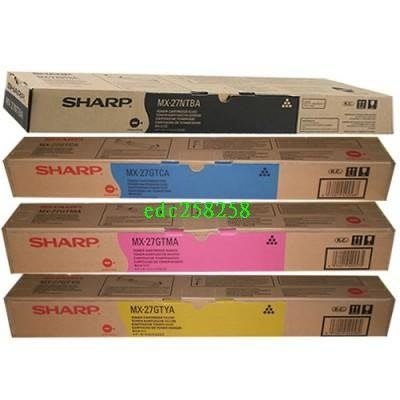 影印機 SHARP MX-2614 MX-2614N MX2614 MX2614N NTAB原廠黑色/彩色碳粉一套4色