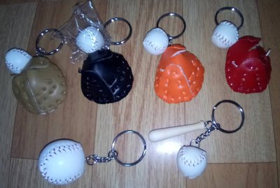 BEEM扭蛋 日版 棒球小僧 手套 棒球 球 棒子 疊球 吊飾組 全套六款合售